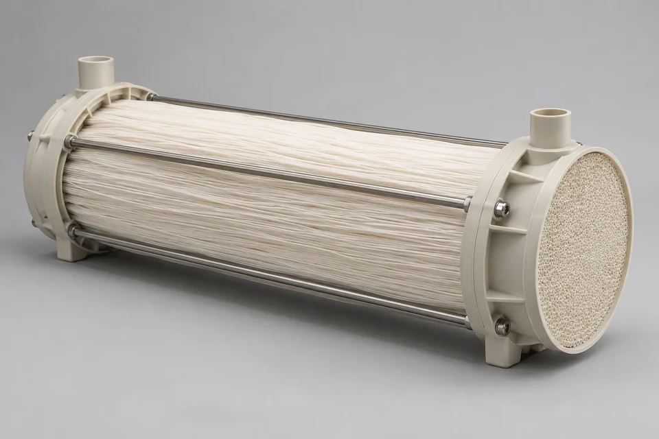 Representative MBR Hollow Fiber Membrane configuration