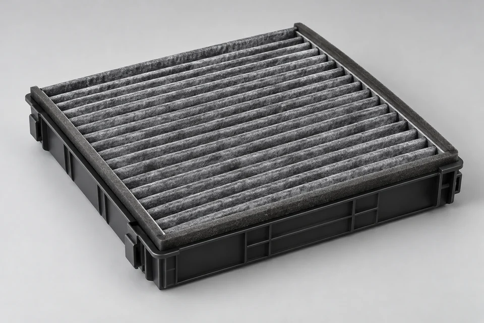 Representative Automotive Activated Carbon Air Conditioner Filter configuration