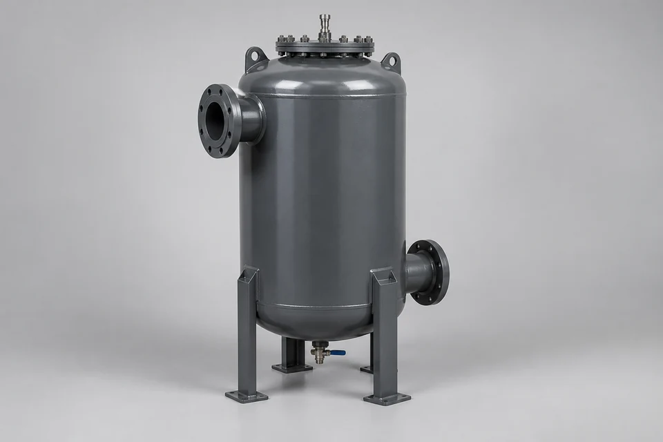 Representative Carbon Steel Shell Activated Carbon Filter configuration