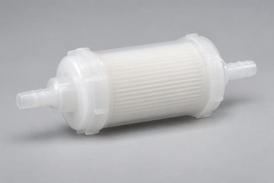 Representative Pleated Capsule Filters configuration