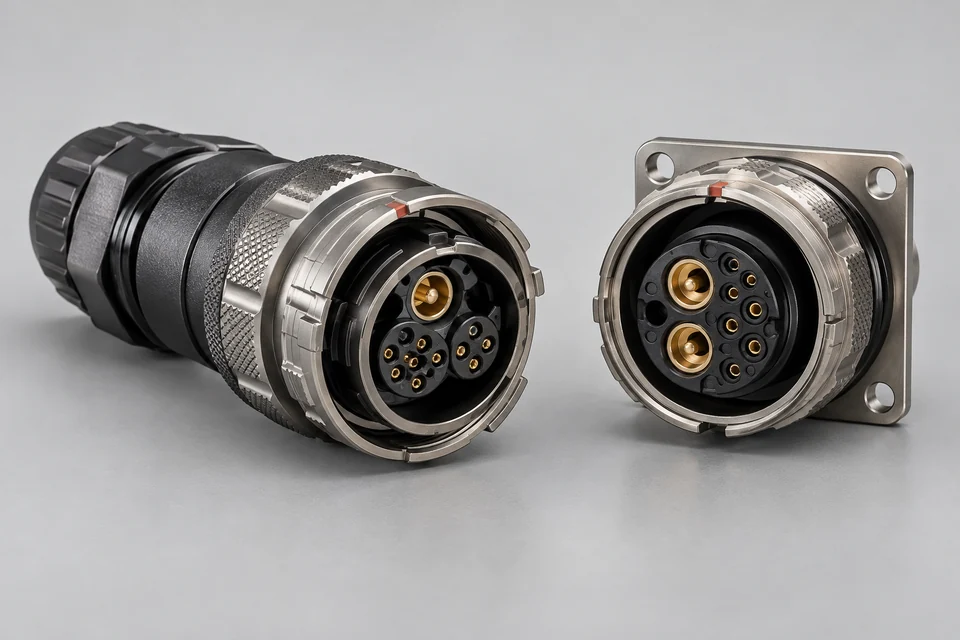 Representative Hybrid Circular Connector configuration
