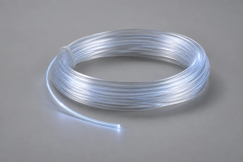 Representative Glass Optical Fiber for Car Ambient Lighting configuration