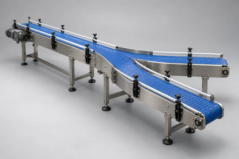 Representative Diverging Conveyor configuration
