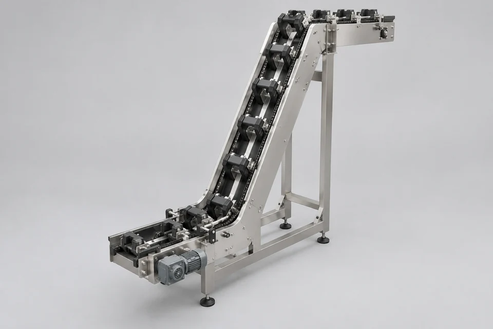 Representative Gripper Elevator Conveyor configuration