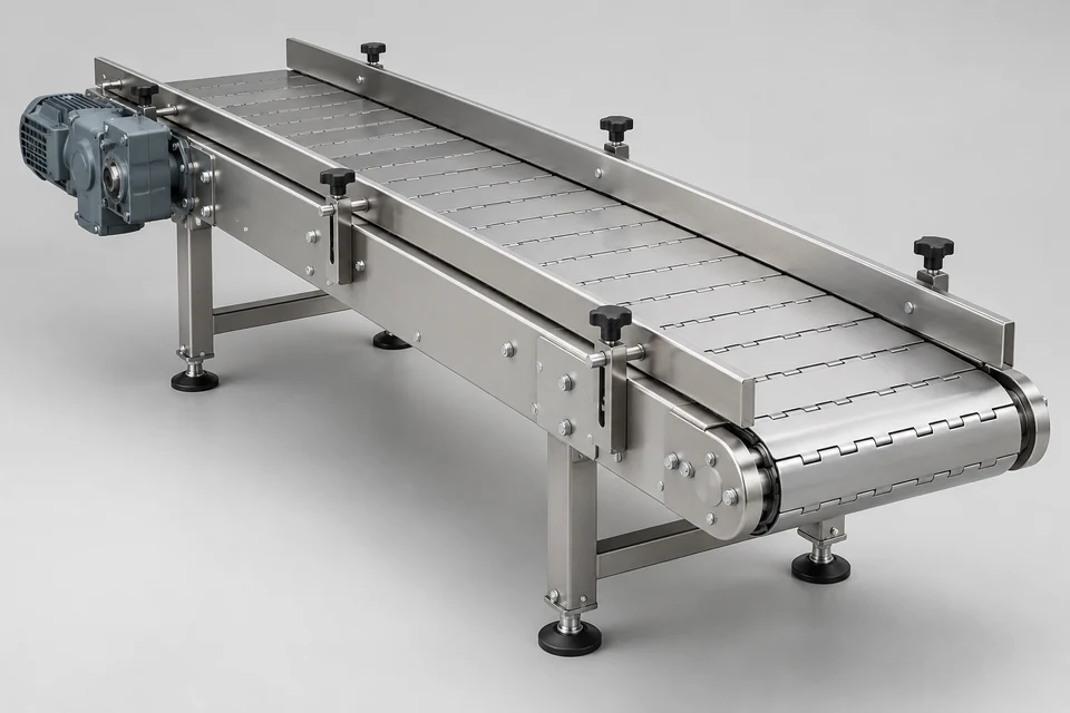 Representative Hinged Steel Belt Conveyors configuration