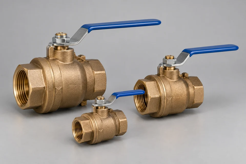 Representative Bronze Ball Valves configuration