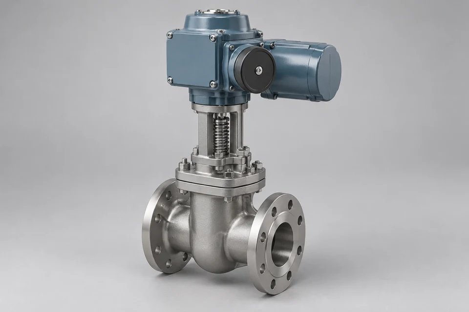 Representative Electric Bellows Gate Valve configuration