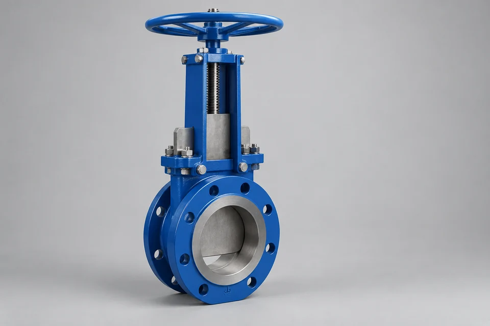 Representative Flange Knife Gate Valve configuration
