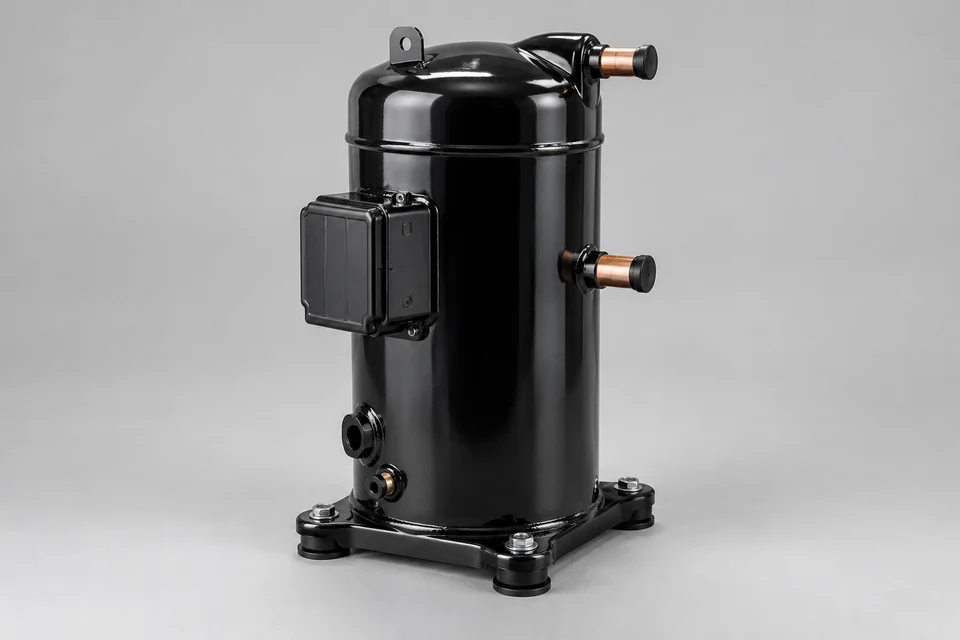 Representative Fixed Speed Scroll Compressor configuration