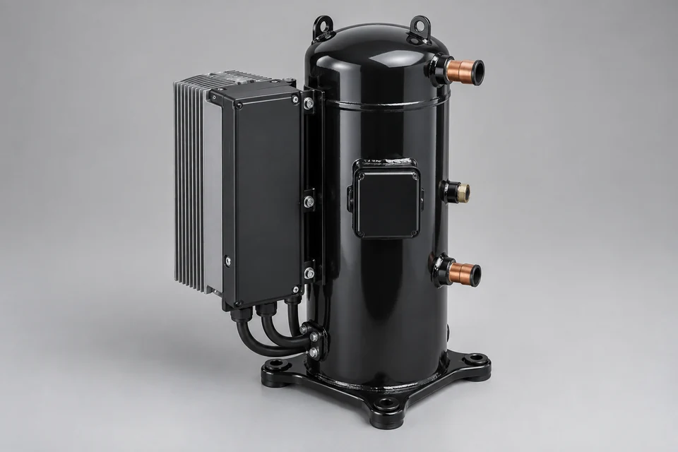 Representative Inverter Scroll Compressor configuration