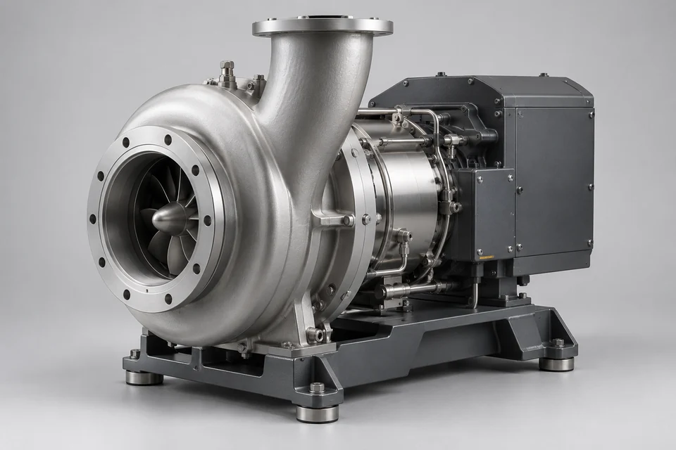 Representative Magnetic Levitation Centrifugal Compressor configuration