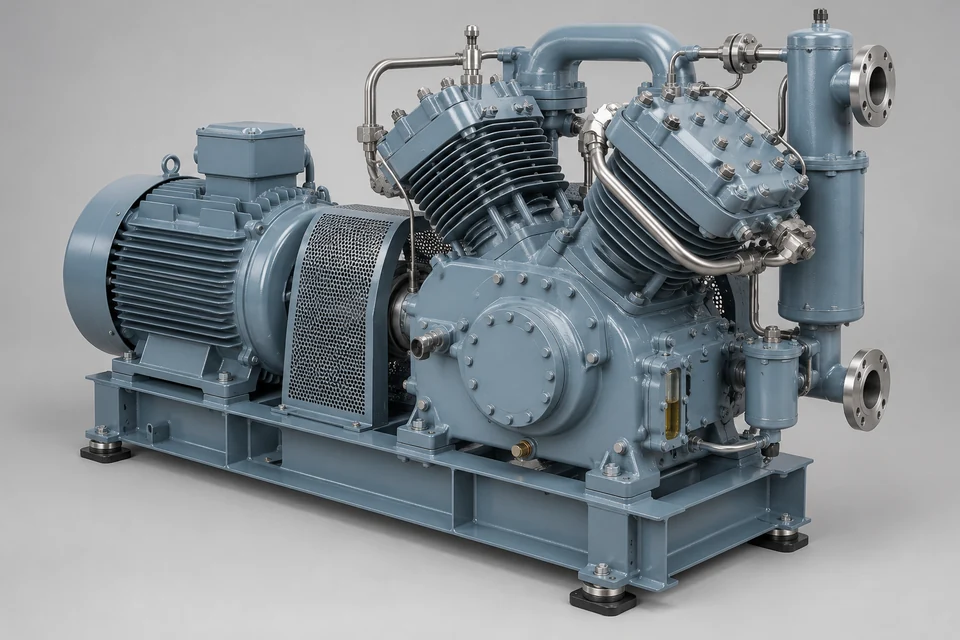 Representative Marine Piston Compressor configuration