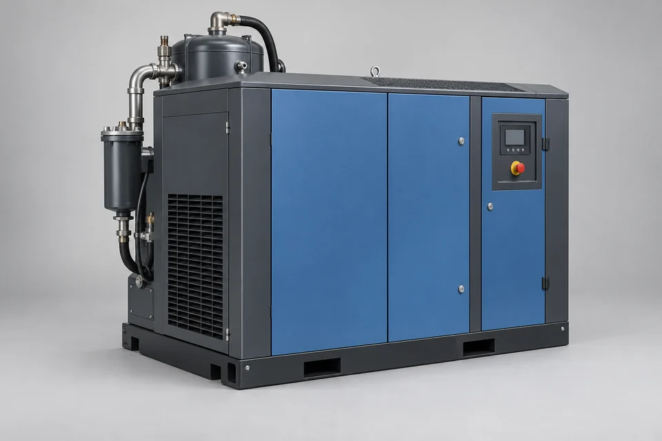 Representative Oil-Injected Rotary Screw Compressor configuration