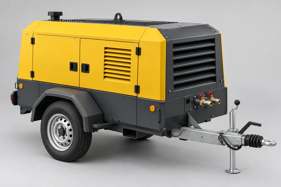 Representative Portable Air Screw Compressors configuration