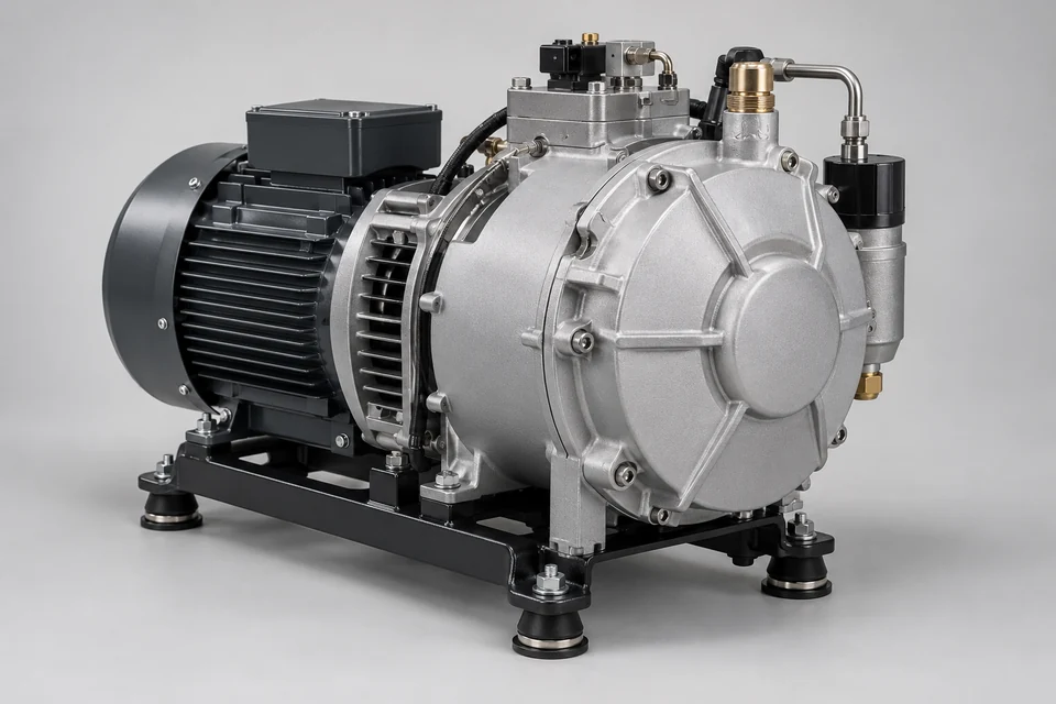 Representative Railway Oil-Free Scroll Compressor configuration