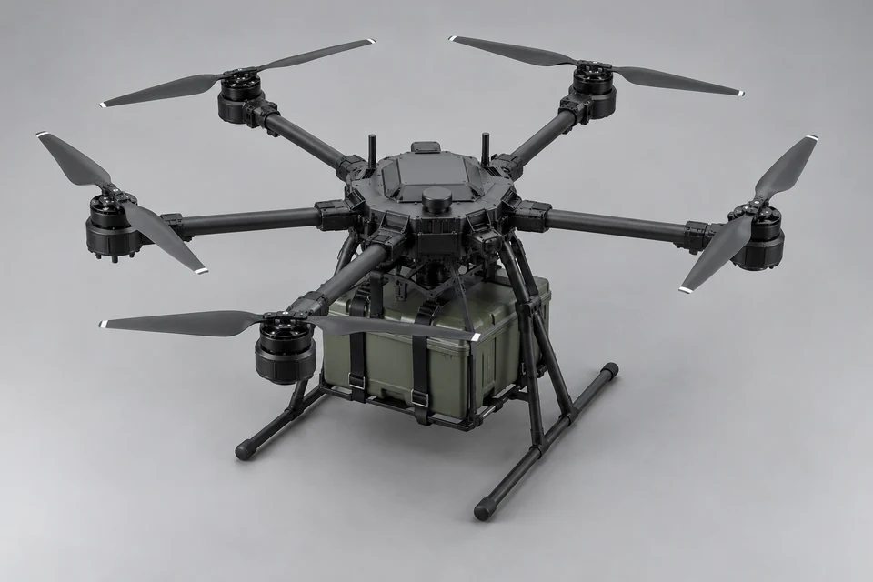 Representative Heavy Lift Drone configuration