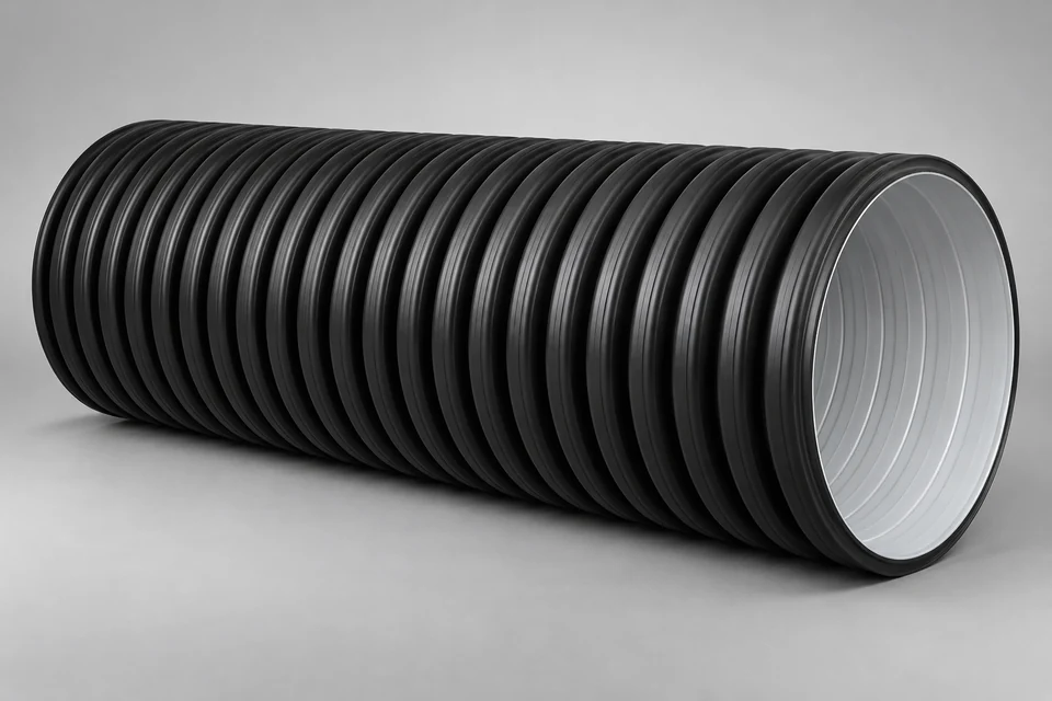 Representative HDPE Double Wall Corrugated Pipe configuration