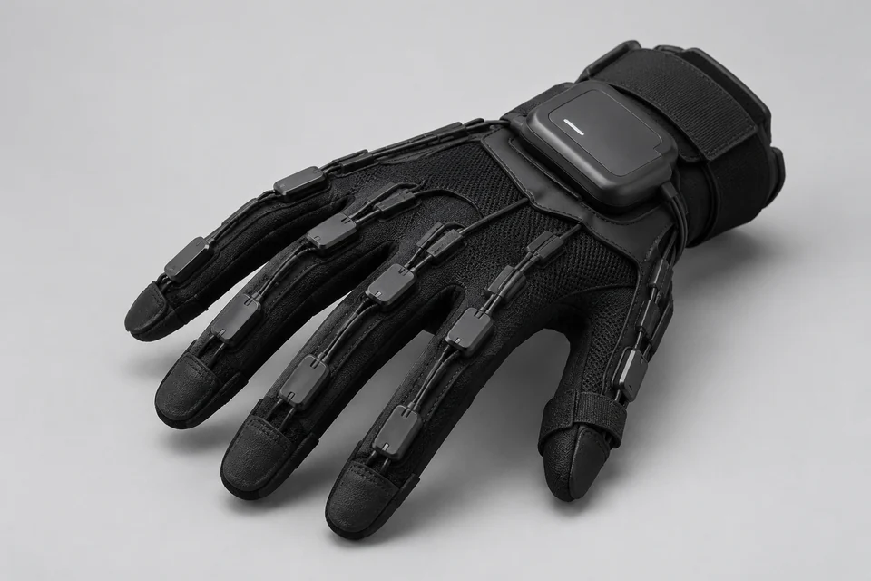 Representative Wireless Motion Capture Glove configuration