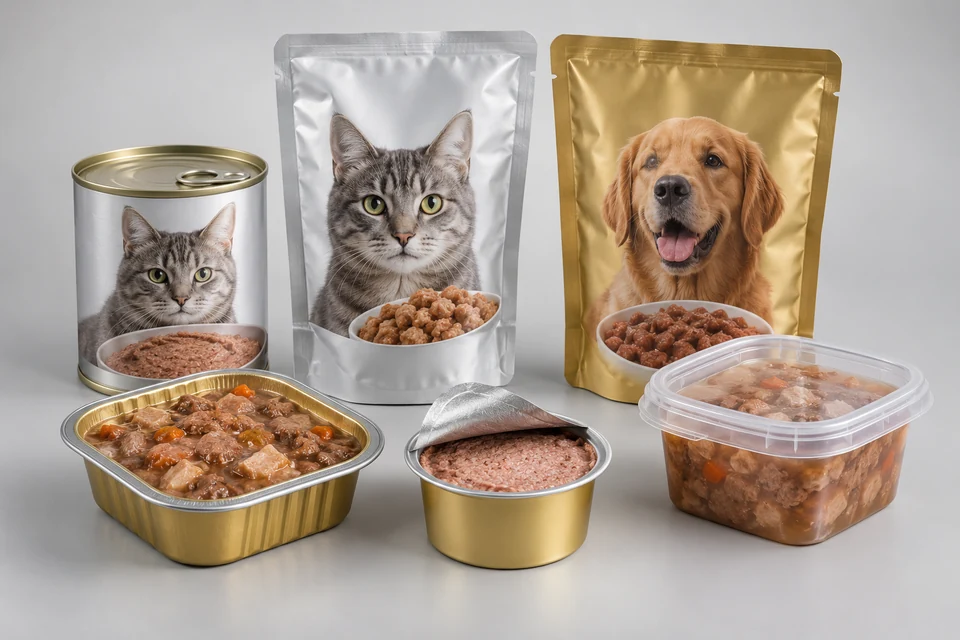 Representative Wet Pet Food Packaging configuration