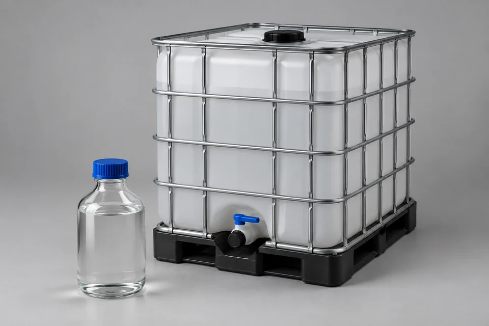 Representative Industrial Grade Gamma Butyrolactone (GBL) configuration
