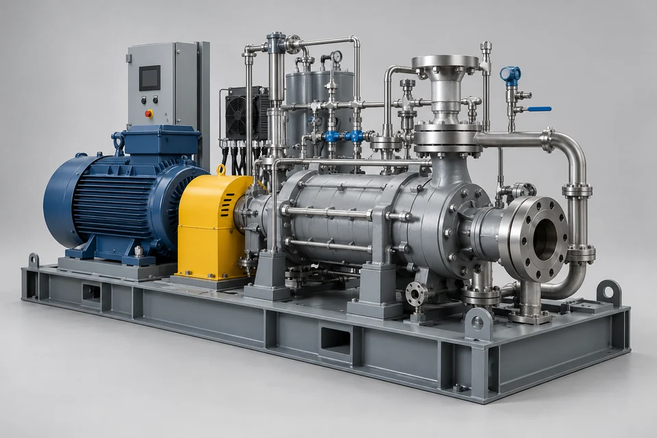 Representative Multiphase Pumps configuration