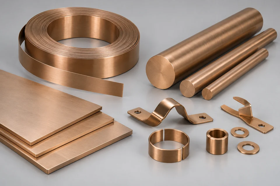 Representative Beryllium Copper Alloy configuration