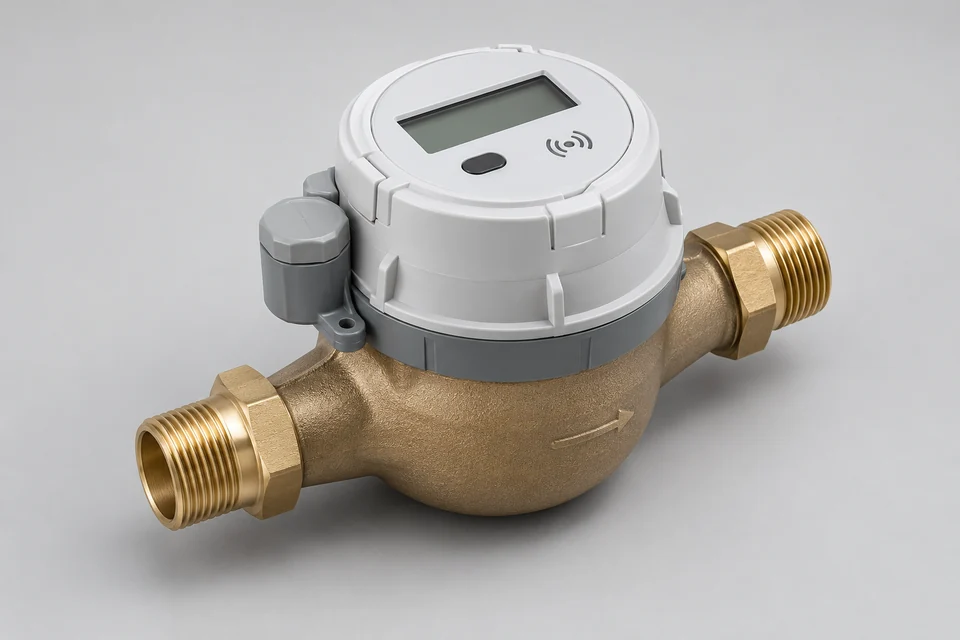 Representative Industrial Single Phase Water Smart Meter configuration