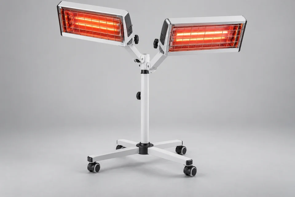Representative Dual Wave Infrared Radiation Lamps configuration