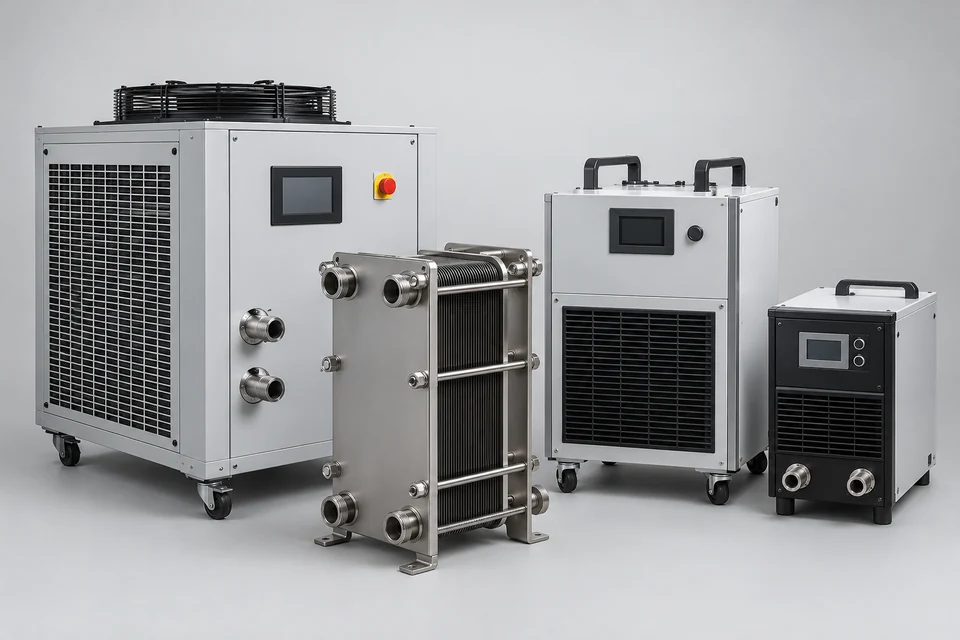 Representative Semiconductor Chillers and Heat Exchangers configuration