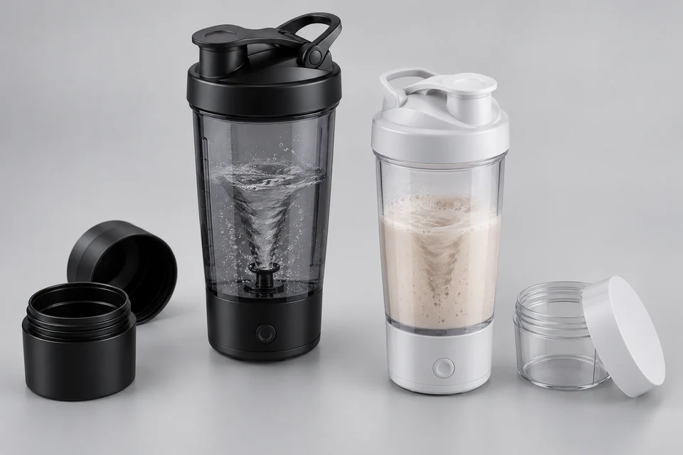 Representative Electric Protein Shaker Bottles configuration