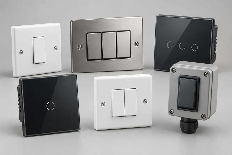 Representative Electrical Light Switches configuration