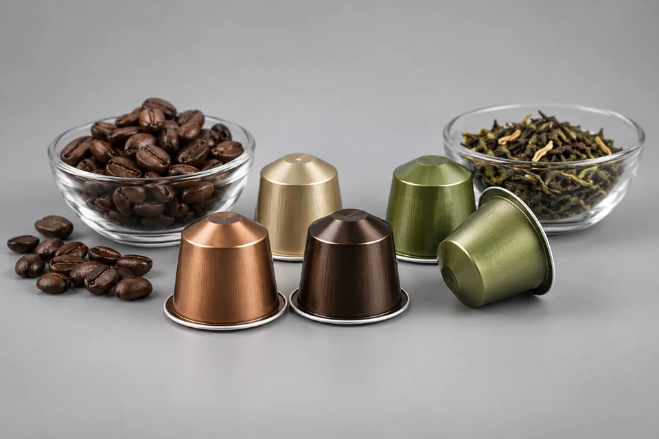Representative Coffee and Tea Capsule configuration