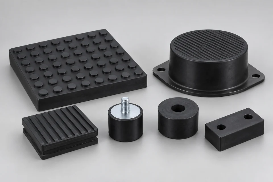 Representative Rubber Vibration Damping Pads configuration