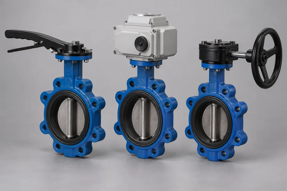Representative Cast Iron Butterfly Valves configuration