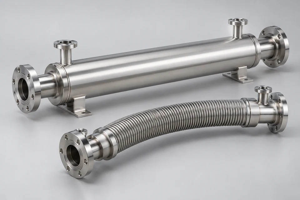 Representative Vacuum Jacketed Pipe for Semiconductor configuration
