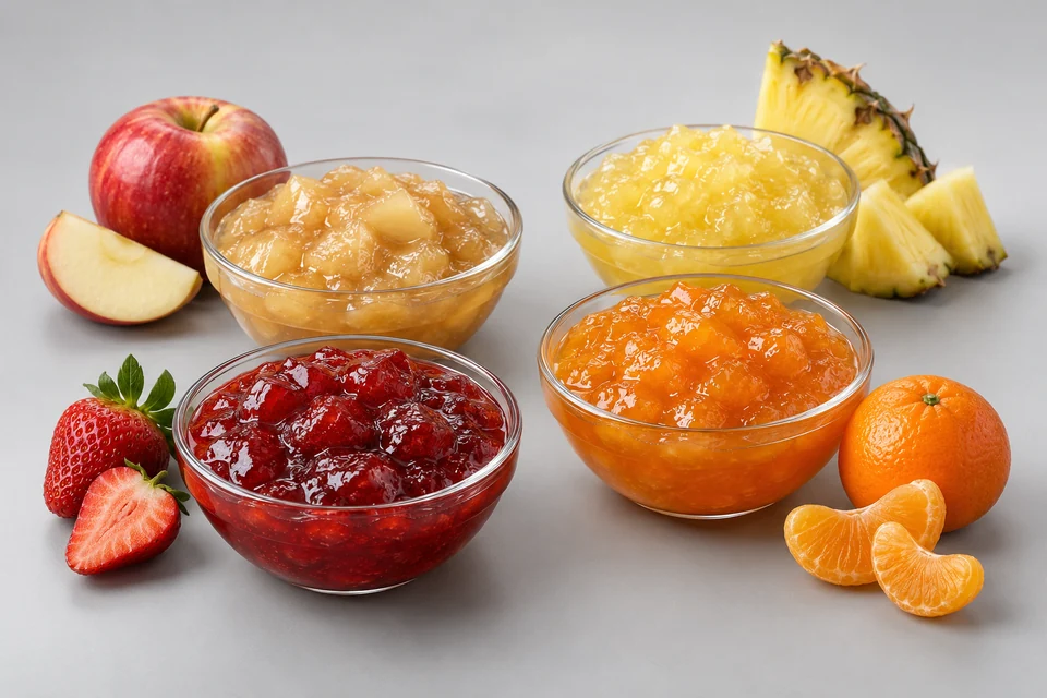 Representative Fruit Fillings for Food Processing configuration