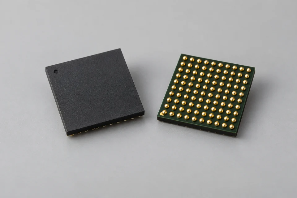 Representative Gold Stud Bump Flip Chips configuration