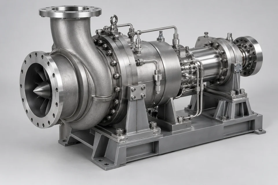 Representative Radial-Axial Turbo Expander configuration