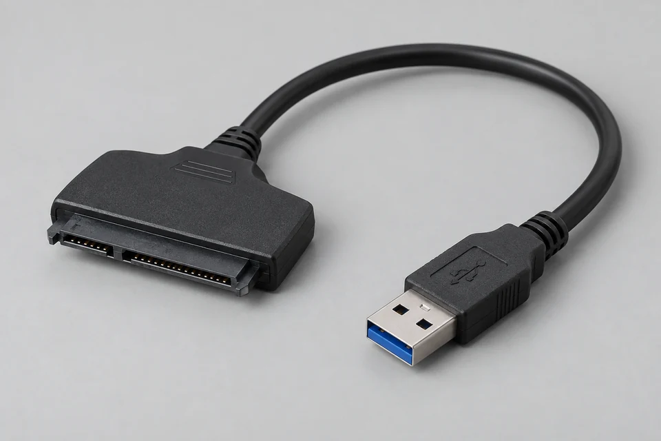 Representative SATA to USB Cable configuration