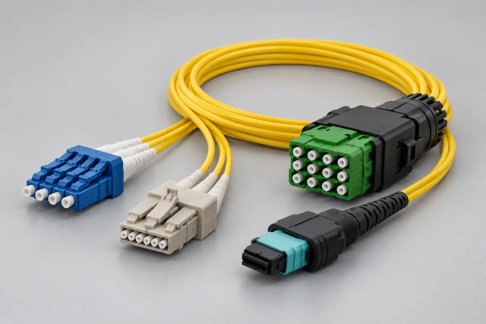 Representative Multi-core Fiber Optic Connectors configuration