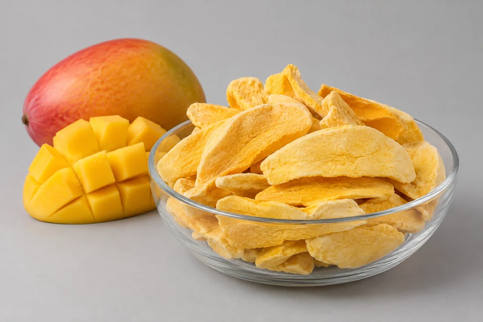 Representative Freeze Dried Mangos configuration