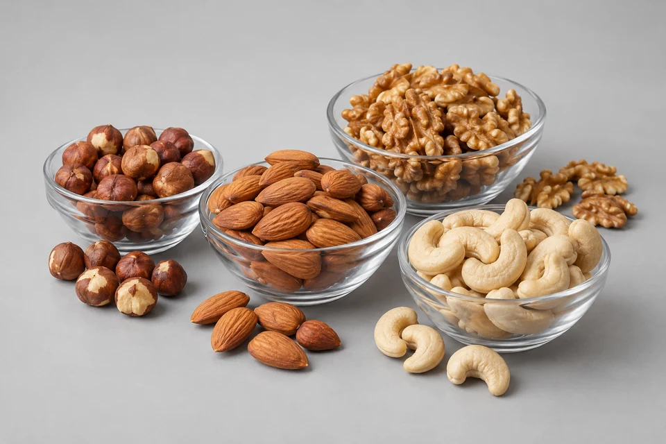 Representative Nuts Products Ingredients configuration