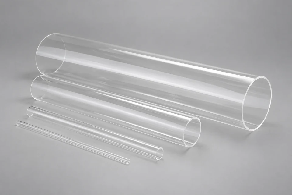 Representative High Purity Quartz Tubes configuration