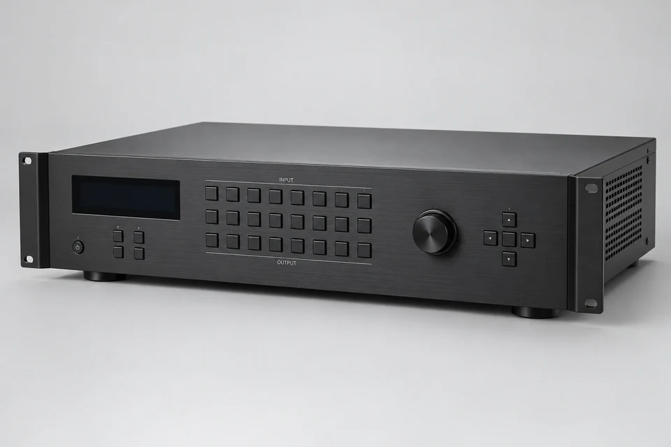 Representative Audio & Video Matrix Switcher configuration