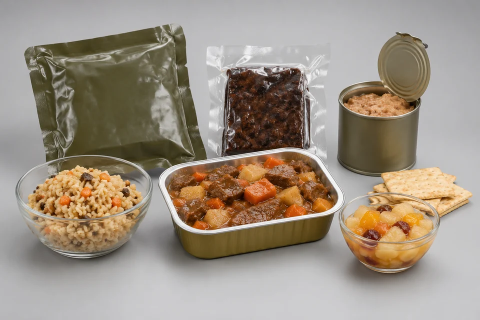 Representative Meals Ready-to-eat (MRE) configuration