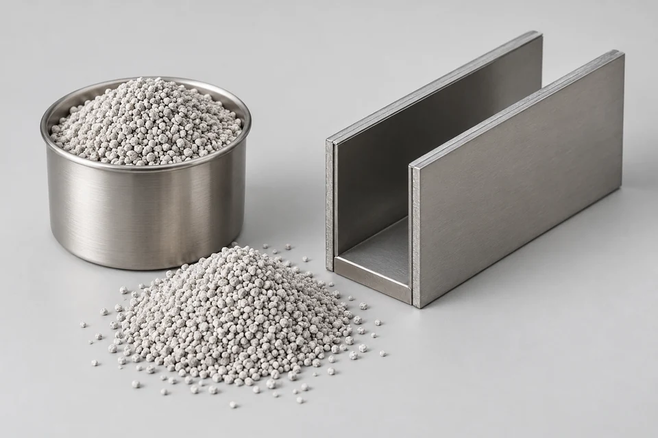 Representative Pourable Microporous Insulation configuration