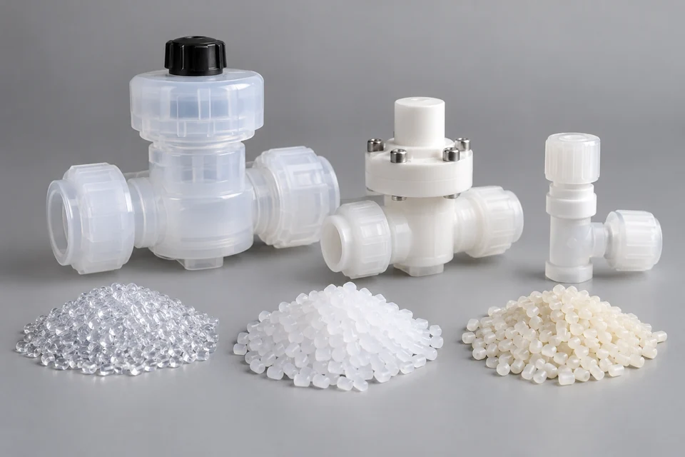 Representative Resin Valve Fittings for Semiconductors configuration