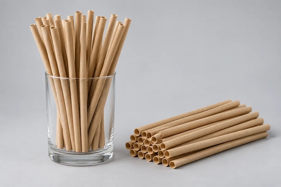 Representative Raw Paper Straws configuration
