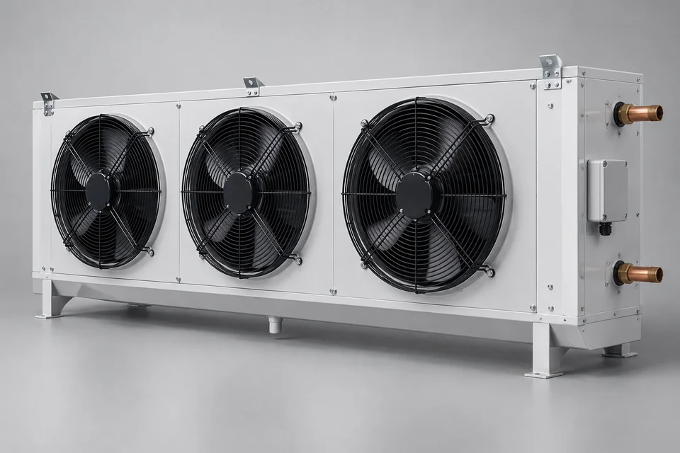 Representative Industrial Refrigeration Evaporator configuration