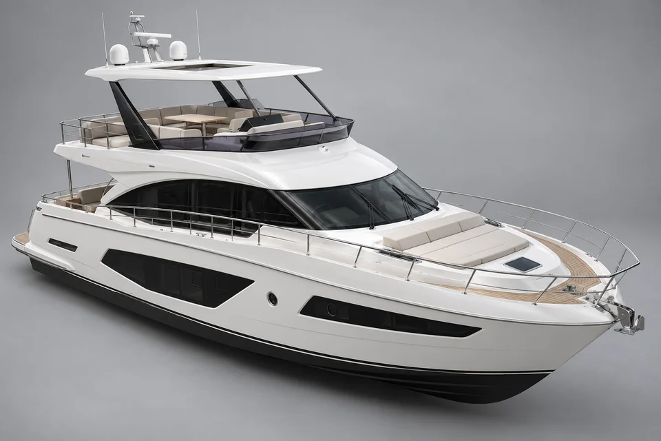Representative Flybridge Motor Yachts configuration